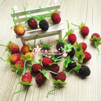 Simulation fruit DIY forest glass foam mulberry fruit simulation paddle fruit decoration a strawberry