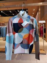 Generation 100% Pure Cashmere Women High Neck Cashmere Sweater Single Stock Thin S-3XL Code