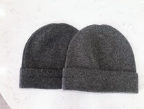 Export generation 100% cashmere mens hat 3 strands thick warm boneless seam easy no sense 55g