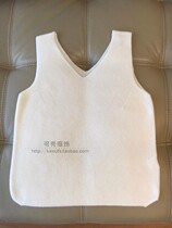 Generation 100% Pure Cashmere Women Children Cashmere V-neck Vest Vest Yuanbao Needle Thickening XS-XL Code