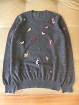 Generation 100% pure cashmere women round neck cashmere sweater single strand thin S-4XL code