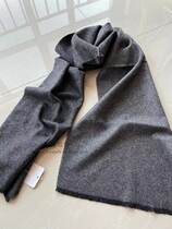 e 100% pure cashmere hairy scarf double-sided two-tone men 170*30 warm