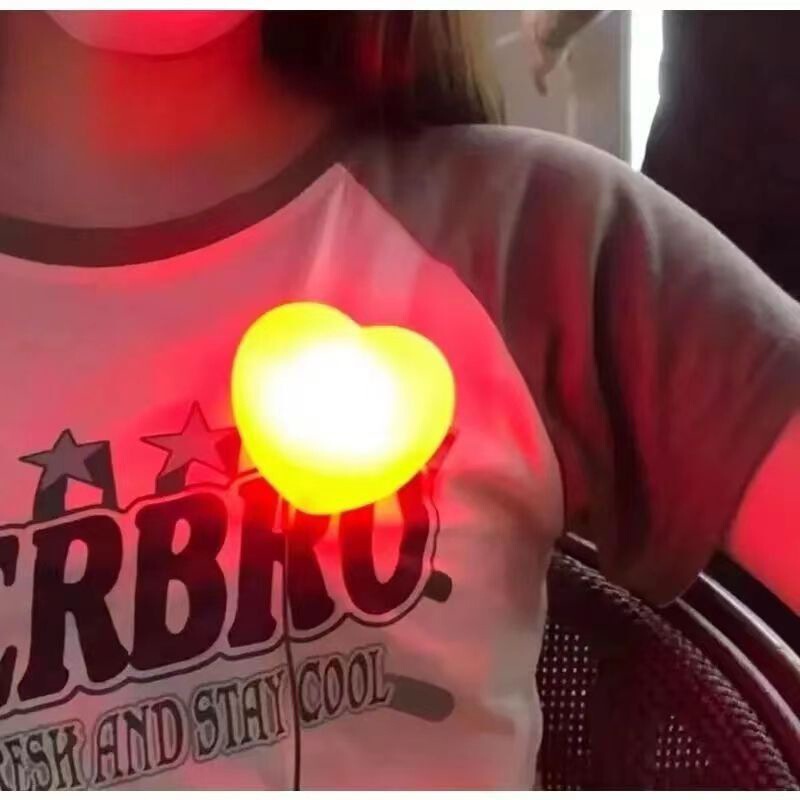 Heart-Beating Heart Lamp Heartbeat Glowing Heart-Shaped Lamp Chest Hanging Lamp Confession Flashing Lamp Explosion Lamp Heart-To-Heart Toy Magic Props Heart-Beating Heart Lamp Heartbeat Glowing Heart-Shaped Lamp Chest Hanging Lamp Confession Flashing Lamp Explosion Lamp Heart-To-Heart Toy Magic Props