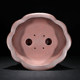 Ziyizhai Purple Clay Flower Pot Boutique Oval Bonsai Pot Rockery Attached Stone Creative Desktop Copywriting Flower Pot Calamus Pot