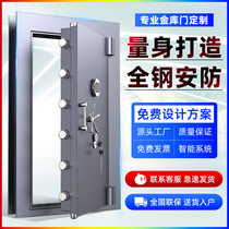 Vault door office secret room gold store bank stainless steel security door explosion-proof anti-theft door vault ammunition door