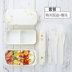 hộp cơm văn phòng unie Hộp cơm trưa hộ gia đình Nhật Bản, hộp ăn trưa nhỏ, bánh sandwich sushi tươi, nhân viên văn phòng nhỏ - Hộp cơm điện sưởi ấm hộp cơm điện inox Hộp cơm điện sưởi ấm