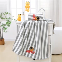 Гарфилд Бат полотенце - серое