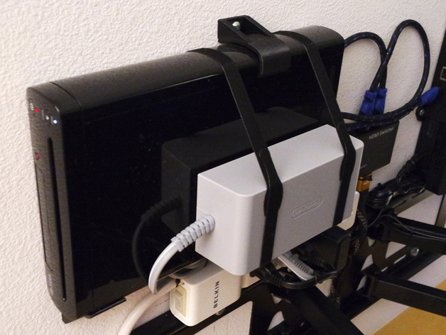 Original design Nintendo WiiU host shelf bracket can hang wall hanging wall wall hanging wall hanging wall