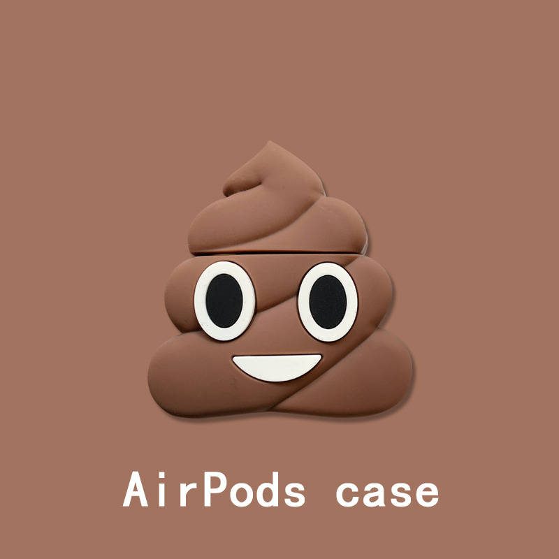 Pro3 spoof poo poop AirPods earphone set first and second generation universal wireless bluetooth creative silicone couple 2