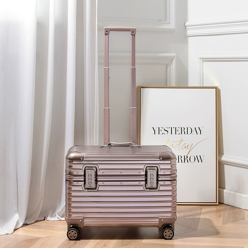 Металлический универсальный чемодан, алюминиево-магниевый сплав, 18 дюймов