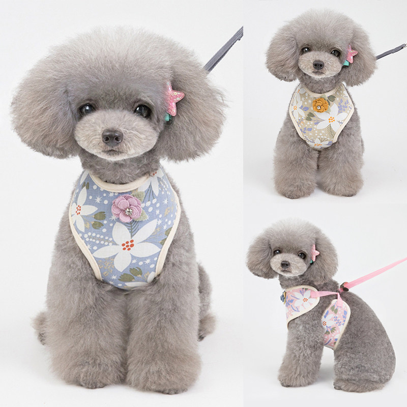 Puppy Special Dog Leash Small Dog Chain Vest Pet Harness Bichon Teddy Dog Walking Rope