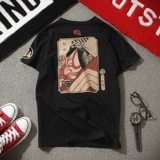 Летняя японская трендовая приятная телу футболка с коротким рукавом, оверсайз, большой размер