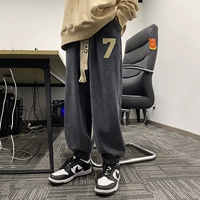 Вельветовая лампа, осенние утепленные штаны для отдыха, в американском стиле, осенняя, свободный прямой крой, оверсайз