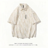 Трендовая рубашка для отдыха, в американском стиле, оверсайз