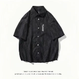 Трендовая рубашка для отдыха, в американском стиле, оверсайз