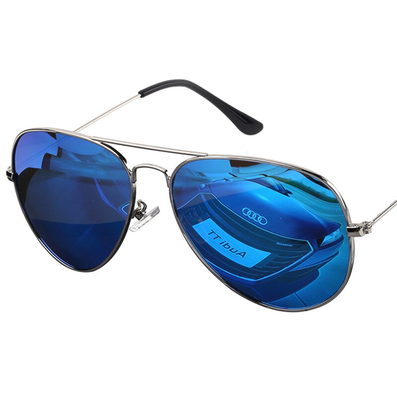 Fashion men and women polarized sun glasses big frame clams mirror HD lenses sunglasses sunglasses 