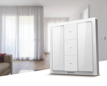Single-control dual-control multi-control wall wireless switch electric curtain remote control