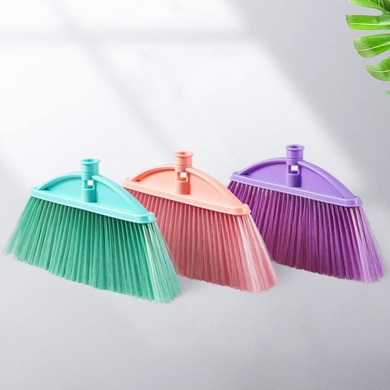 Broom Home plastic broom soft hair single without pole replacement universal sweeping tool single sweep head