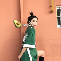 2022 Summers new womens summer pistachic light ripened early spring clothes with clothes and skirts for small size and leisure