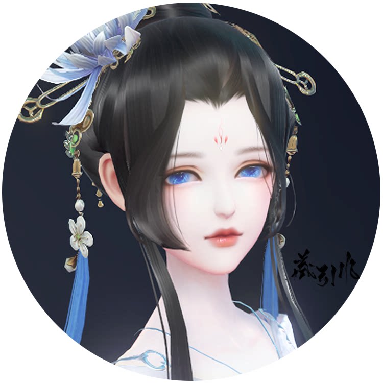 (DOKI original) (one-click import)Lu Qing Ella feather pinching face data Female makeup data ID