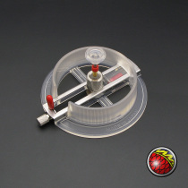 Japan imported NT Wheel disc with scale transparent cut round knife cut round knife tool leather DIY1 8-17cm *