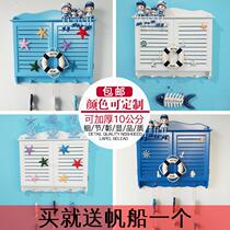 Mediterranean Style Louvered Electric Meter Box Covering Box Decorative Painting Wall Decorative Distribution Box Decorative Electric Meter Box Covering