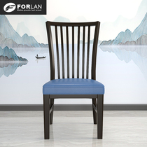 Hotel chair Hard board Banquet chair Solid wood dining chair Modern new Chinese chair Hotel box VIP chair