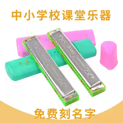 Dr Chimei Xiaobian 24-hole polyphonic harmonica C-tone accent children primary school students beginner introductory classroom playing music