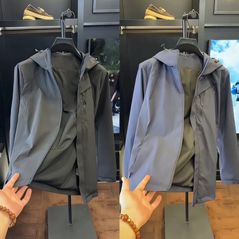 New autumn men's hooded jacket