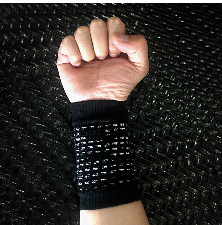Độ ẩm wicking thể thao dây đeo cổ tay chạy đi xe đạp xuyên quốc gia hàng net chân giỏ cầu lông bóng bàn tập thể dục cổ tay bị bảo vệ tất ống chân bóng rổ