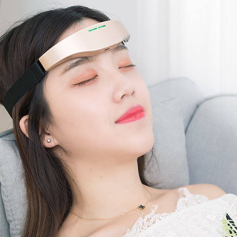Head Massager to Clear Meridians, Electric Smart Sleep Device to Improve Severe Insomnia, Sleep Headache, and Sleep Aid Artifact