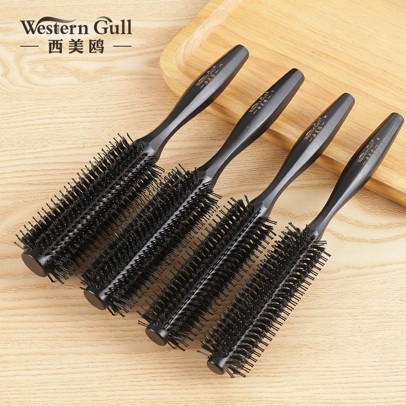 Bristle comb Curl comb Inner buckle round roll comb Styling comb Household roll comb Blow hair type Hair salon special hair conditioner