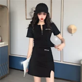 Сексуальный комплект с буквами, коллекция 2021, популярно в интернете, с акцентом на бедрах, V-образный вырез
