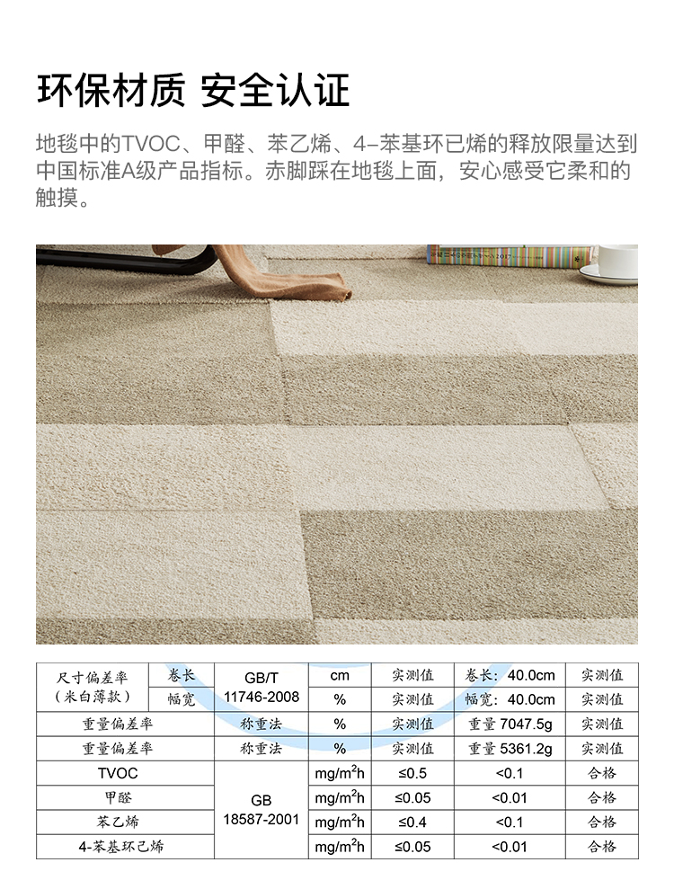 Thảm khâu (4 miếng) - Thảm thảm ngủ văn phòng