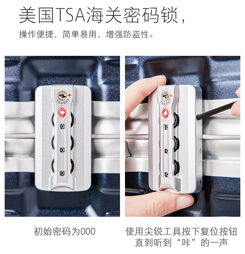 [Pre-sale] Chiếc vali khung nhôm thẳng đứng được lựa chọn trái tim của nam giới và phụ nữ 20 inch 24 inch 26 inch 28 inch - Va li vali kéo cao cấp