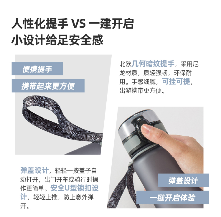 淘宝心选 美国进口Tritan材质 随手杯 500ml 图3