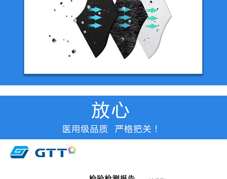 阿里官方直营 心选 一次性医用口罩 50只 图9