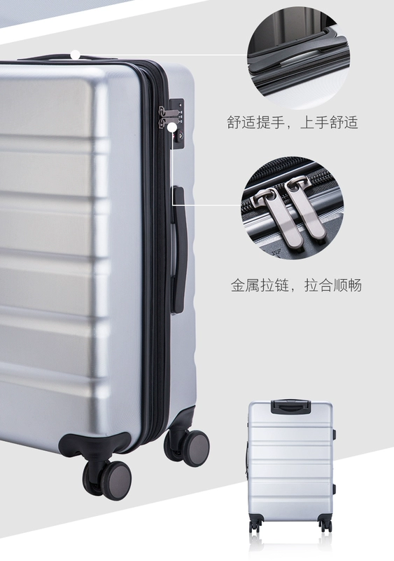 Taobao lựa chọn trái tim ngang hạt PC phim mở rộng trường hợp xe đẩy nam 20 inch caster vali 24 inch vali đẹp