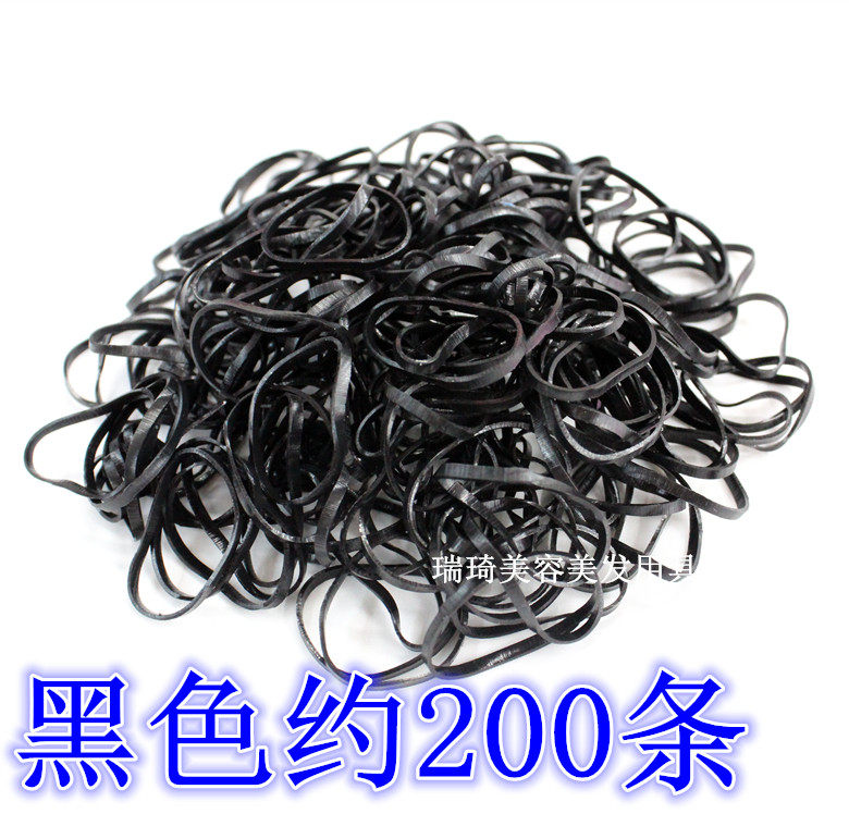 Disposable small rubber band Korean version of the hair color black hair ring hair ring children's hair accessories headwear