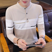 Spring lingerie mens upper body single piece slim fit pure cotton Supper trend mens spring and autumn clothes with long sleeve autumn clothes blouses