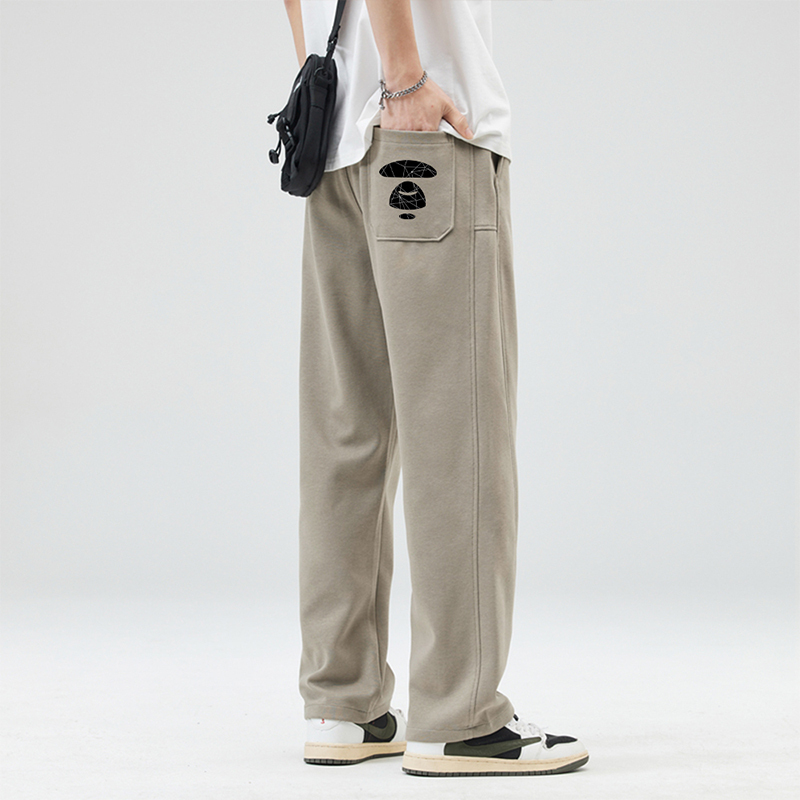 Bape Duck Men's Drapey Sweatpants Men's Sports Vibe Style Spring and Summer Straight Loose Casual Floor-Length Pants