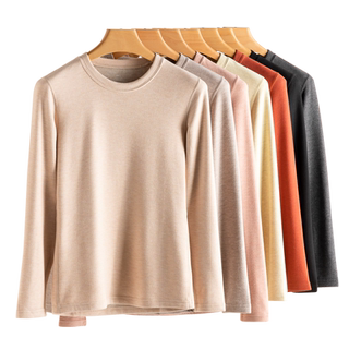 Derong wool silk self-heating thermal underwear for women