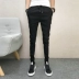 2020 xuân mới quần nam phiên bản Hàn Quốc xu hướng anh chàng chân nhỏ quần harem quần lửng dây thon - Quần mỏng