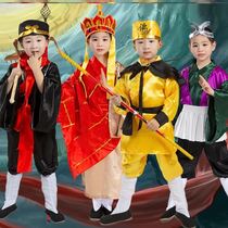 Tang Monk plays West Journey Apprentice Apprentice 4 Performance Costume Full Set Children Sun Epiphany Pig 8 Withdrawal Sand Monk 61
