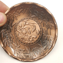 Creative coaster insulation mat kung fu tea set accessories Japanese tea ceremony cup holder coaster non-slip mat alloy coaster