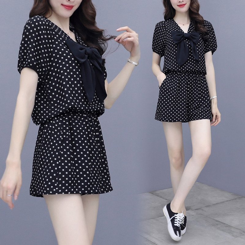 Clear Barn Picking Up Front Line Brands Special Cabinet Mall Withdrawal Cut Mark Women's Quality Shorts Suit Women Summer Snowspun Printing