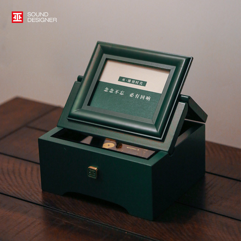 Wu Sankyo Photo frame Music box Canon Chihiro and Chihiro Girlfriend Schoolgirl Girl Newlywed Birthday Valentine's Day gift