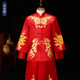 Kiểu Trung Quốc cho thấy phù hợp với đám cưới vài chương trình Kimono chú rể 2019 mới retro rồng phượng cổ điển váy cưới nam