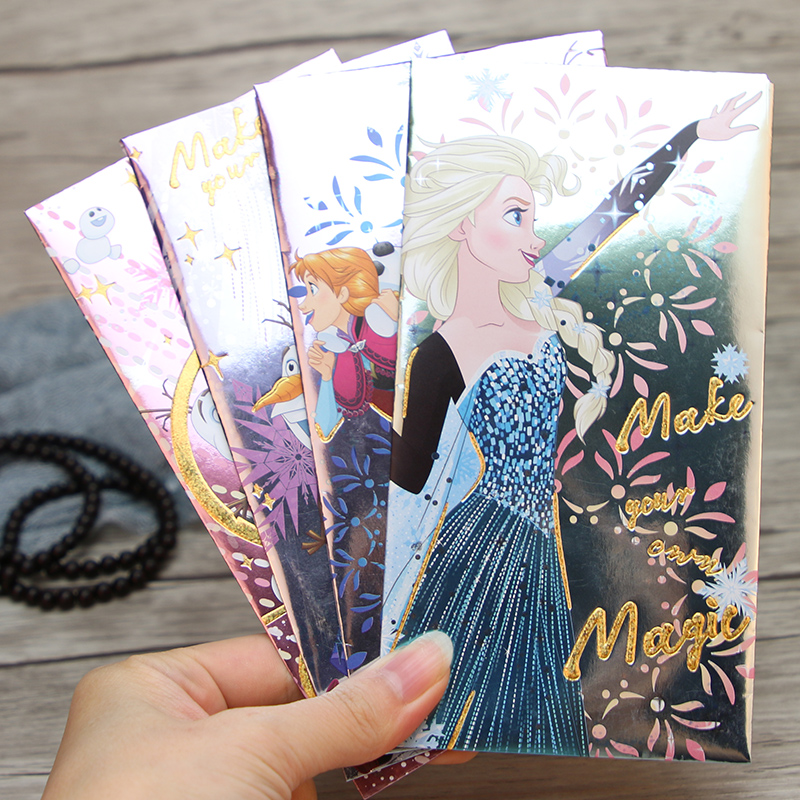 Year of the Rabbit Hong Kong Edition Creative Red Envelope 2023 New Year Frozen Princess Cute Cartoon Red Envelope Red Envelope Customization