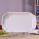 Đĩa sáng tạo bất thường kiểu Nhật món cá nhà hấp cá tấm hình chữ nhật bộ đồ ăn bằng gốm - Đồ ăn tối khay inox đựng thức ăn